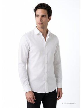 Pako Lorente Pako Lorente Koszula P26WF-1X-001 Biały Slim Fit