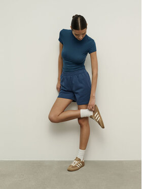 La Mania La Mania Blusa CHARLOTTE Blu Classic Fit