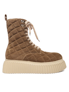 AGL AGL Kotníková obuv D751566PGKI014G588 Hnědá