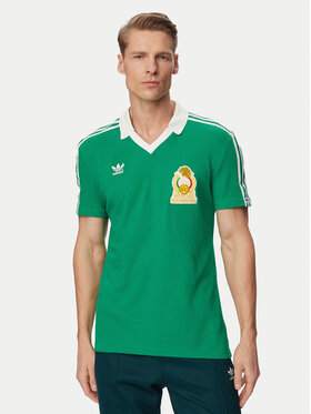 adidas adidas Maglietta tecnica Mexico Home Jersey 1986 JN3710 Verde Slim Fit
