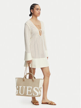 Guess Guess Kabelka E6GZ03 WP750 Světle béžová