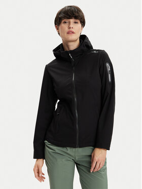 CMP CMP Μπουφάν αδιάβροχο 39A5016 Μαύρο Regular Fit