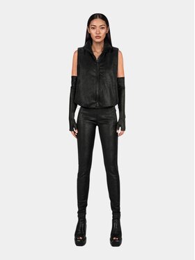 MADE BY SOCIETY MADE BY SOCIETY Kurtka anorak NOIR LINE Vest - V27939 Czarny Basic Fit