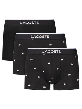 Lacoste Lacoste Set od 3 para bokserica 5H1299 Crna