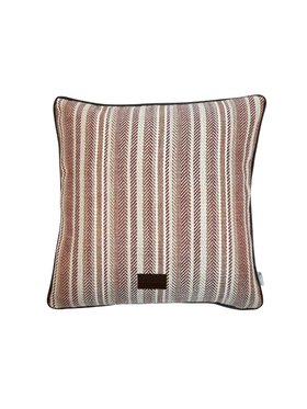 Sweet Living Sweet Living Poduszka Poduszka RIVERHEAD WEAVE WHITE/RED XL Biały