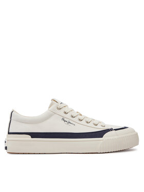 Pepe Jeans Pepe Jeans Sneakers aus Stoff Ben Band M PMS31043 Weiß