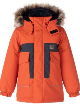Lenne Lenne Kurtka anorak 23342-457 Pomarańczowy Basic Fit