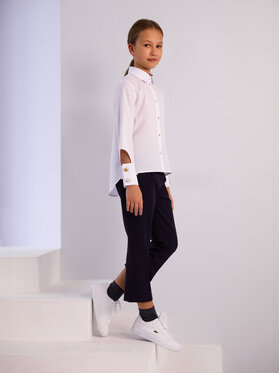 SLY SLY Koszula 4S-109 Biały Comfortable Fit