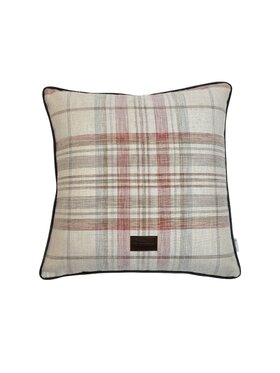Sweet Living Sweet Living Poduszka Poduszka RIVERHEAD TARTAN BEIGE/RED XL Beżowy