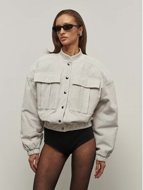 La Mania La Mania Bomber FLASH Beige Classic Fit