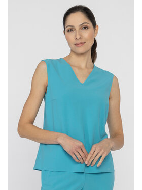 Deni Cler Milano Deni Cler Milano Top W-DC-0010-D2-A2-52-1 Niebieski Oversize