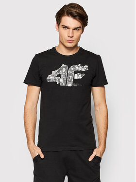 4F 4F T-shirt H4Z21-TSM012 Nero Regular Fit