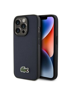 Lacoste Lacoste Etui na telefon Apple iPhone 15 Pro Granatowy