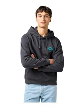 Wrangler Wrangler Bluza 112364094 Czarny Regular Fit