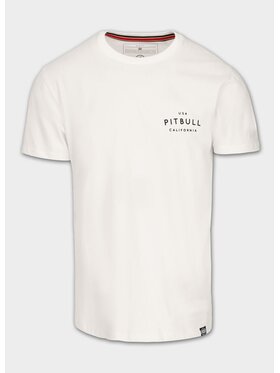 PITBULL PITBULL T-Shirt Koszulka męska Slim Fit USA CAL XL Biały Regular Fit