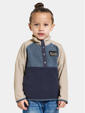 Didriksons Didriksons Bluza Monte Kids Half Butt 505008 Granatowy Regular Fit