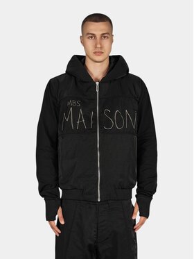 MADE BY SOCIETY MADE BY SOCIETY Kurtka anorak Hanorac PULSE - H17740 Czarny Basic Fit