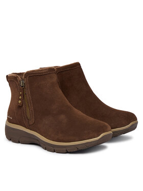 Skechers Skechers Členková obuv Easy Going - Urban Zip 168188 Hnedá