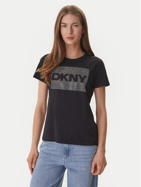 DKNY DKNY Tricou DJ6T1701 Negru Regular Fit