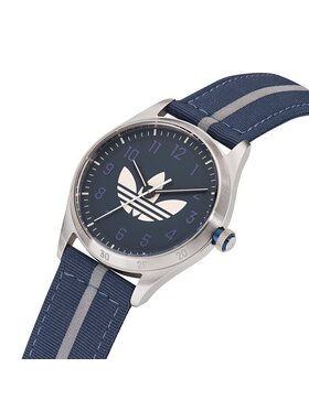 Adidas Originals Sat Code Four Watch AOSY23041 Srebrna