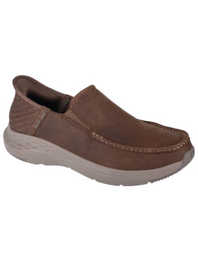 Skechers Skechers Półbuty Slip-Ins Parson - Oswin Brązowy