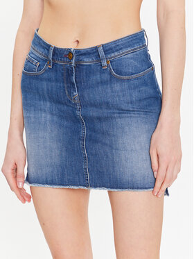 Salsa Salsa Jeans suknja 125654 Plava Regular Fit