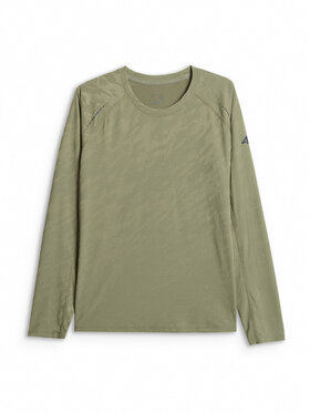 4F 4F Koszulka techniczna RUNNING Khaki Regular Fit