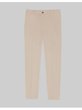 Borgio Borgio Spodnie garniturowe circello Beżowy Slim Fit