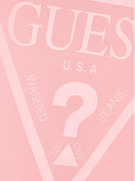 Guess Pletena Obleka J2BK35 FL03S Roza Regular Fit