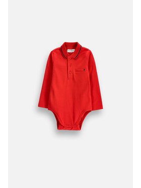 Coccodrillo Coccodrillo Body dziecięce ZC6112401EBB-009 Czerwony Regular Fit