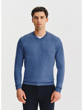 Pako Lorente Pako Lorente Sweter P25WN-2X-034 Niebieski Classic Fit