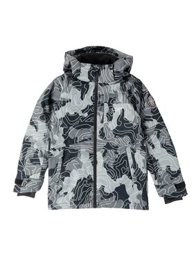 Colourwear Colourwear Kurtka narciarska Kurtka narciarska dziecięca Colourwear Pow Szary Relaxed Fit