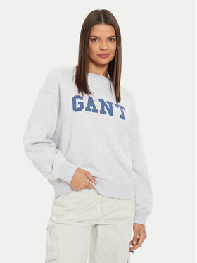 Gant Gant Mikina Graphic 4200488 Šedá Regular Fit