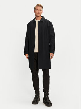 Tommy Hilfiger Tommy Hilfiger Тренч MW0MW35672 Тъмносин Regular Fit