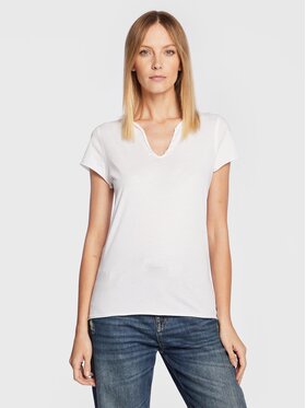 Zadig&Voltaire Zadig&Voltaire T-Shirt JWTN00379 Biały Regular Fit
