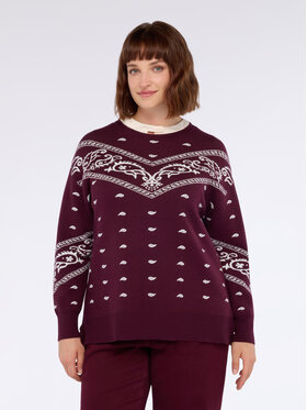 Fiorella Rubino Fiorella Rubino Cardigan M783L008181N0Z6 Bordeaux Regular Fit