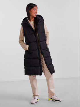 Pieces Pieces Елек 17117414 Черен Regular Fit