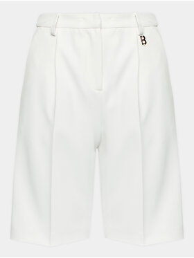Blugirl Blumarine Medžiaginiai šortai RA3193-T3191 Balta Regular Fit