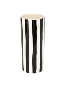 MIAhome MIAhome Wazon ceramiczny w pasy 30 cm Kolorowy