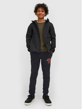 Jack&Jones Junior Jack&Jones Junior Pantaloni trening Logo 12213086 Negru Regular Fit