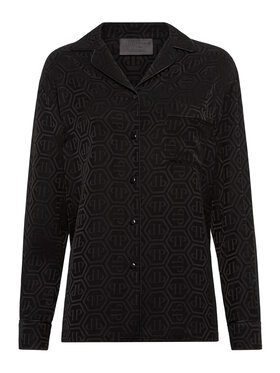 PHILIPP PLEIN PHILIPP PLEIN Koszula 19233 Czarny Fitted Fit