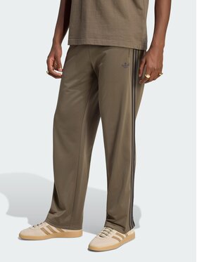 adidas adidas Spodnie materiałowe 159128 Brązowy Regular Fit