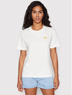 Lacoste Lacoste T-Shirt TF5768 Biały Relaxed Fit