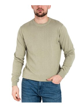 Wrangler Wrangler Sweter W8A0QJG15 Zielony Regular Fit