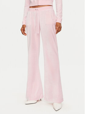 Juicy Couture Juicy Couture Teplákové nohavice Caisa JCSEBJ008 Ružová Slim Fit