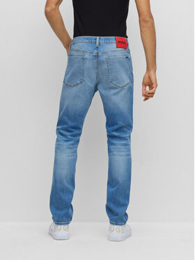 Hugo Jeans Hlače 50489839 Zelena Slim Fit