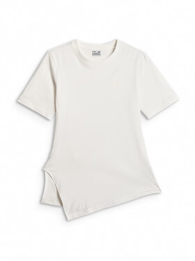4F 4F T-Shirt ESSENTIAL 4 Biały Regular Fit