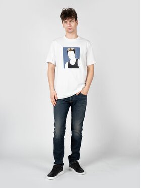 Diesel Diesel T-Shirt A03803-0BEAF Λευκό Regular Fit