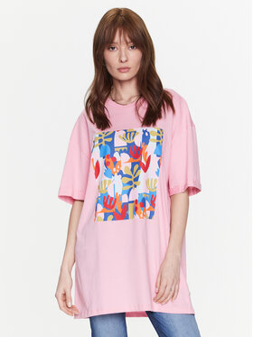 LTB LTB T-Shirt Sileze 80013 60181 Růžová Oversize