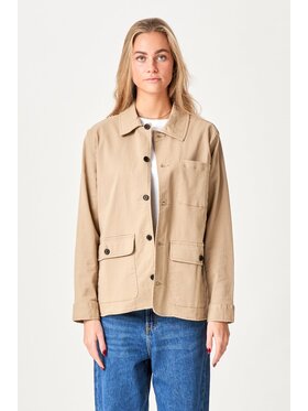 TeeShoppen TeeShoppen Kurtka przejściowa 'Basic Collection' Beżowy Regular Fit